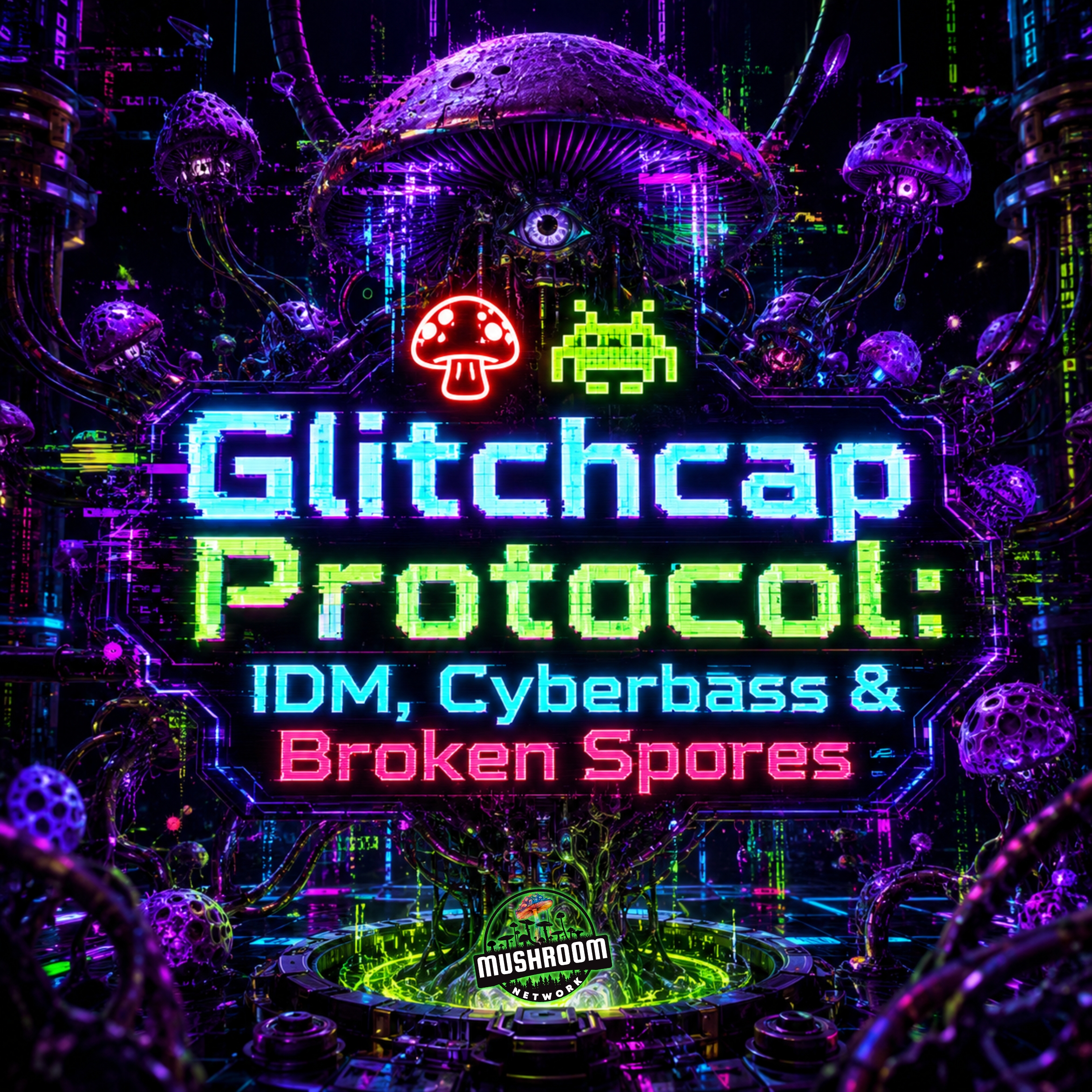 Glitchcap Protocol playlist artwork