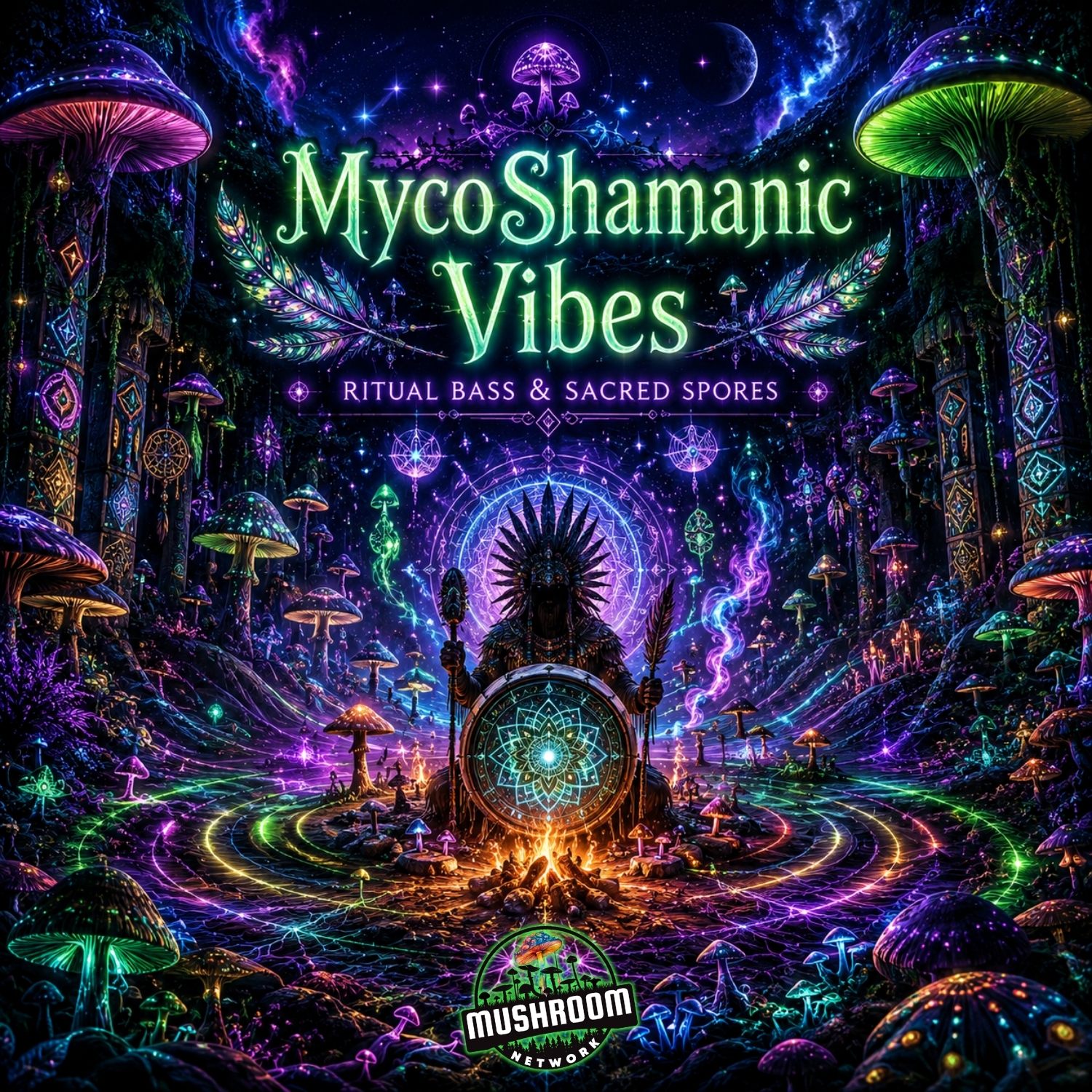 MycoShamanic Vibes playlist artwork